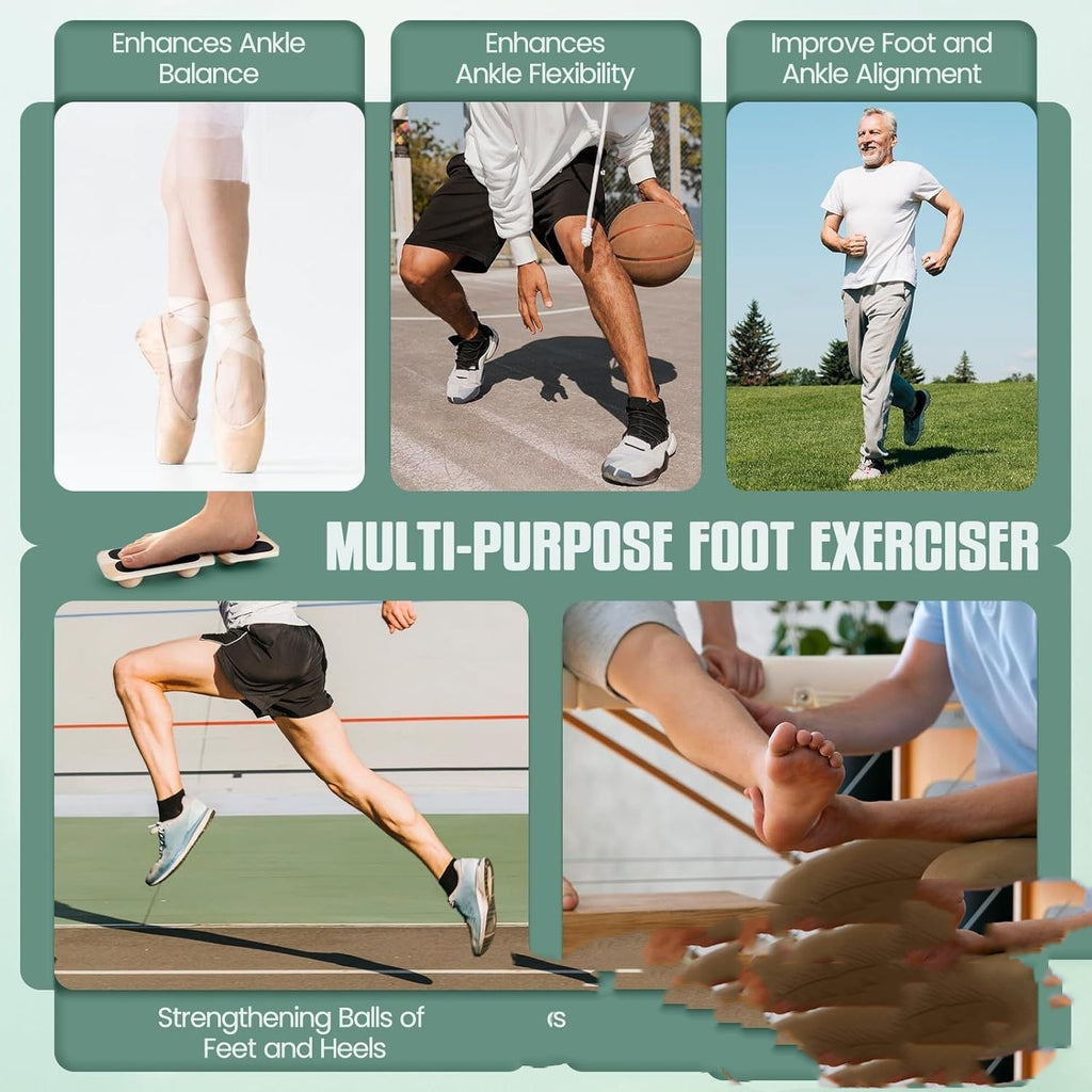 Wooden Balance Board for Foot and Ankle Relief